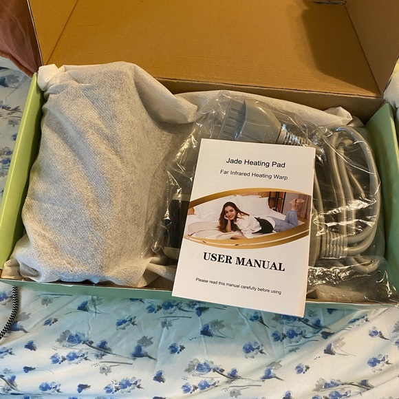 Jade Heating Pad for Back Pain Relief, Fast Heating Pad Temperature Adjustable - Picture 7 of 12